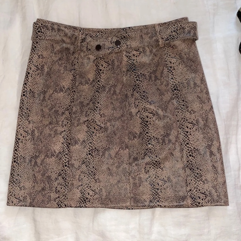 Snake skin skirt